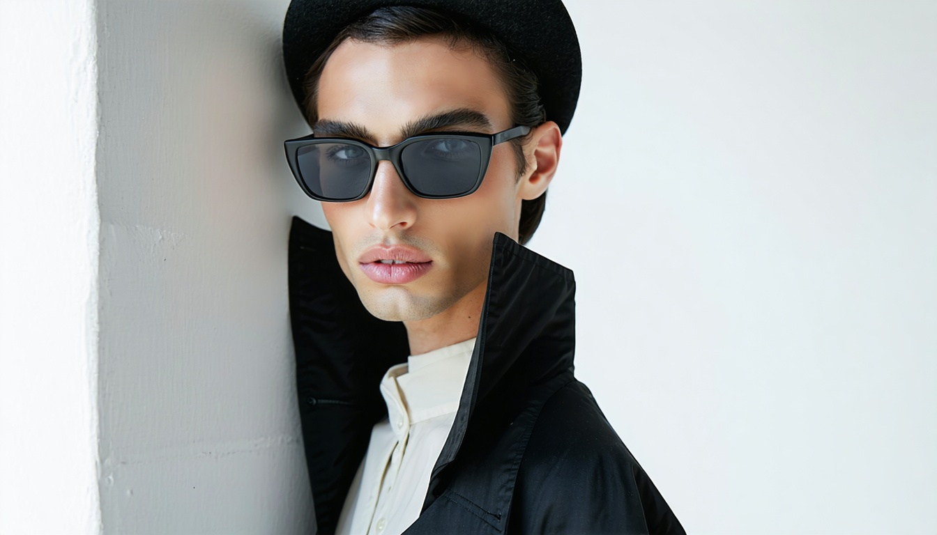 Fashion brand landing page with sleek, minimalist aesthetics